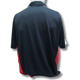 Dodge Logo Dry-Wicking Polyester Black/Red Polo Shirt Official Licensed