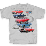 Nothing But Chevelle Collection 65-70 T-Shirt Ice Grey Official Licensed
