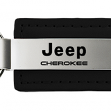 Jeep Cherokee Leather Key Chain Fob - Official Licensed