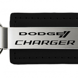 Dodge Charger Leather Key Chain Fob - Official Licensed