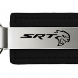 Dodge SRT Hellcat Leather Key Chain Fob - Official Licensed