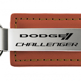 Dodge Challenger Leather Key Chain Fob - Official Licensed
