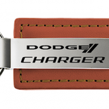 Dodge Charger Leather Key Chain Fob - Official Licensed