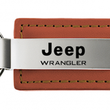 Jeep Wrangler Leather Key Chain Fob - Official Licensed