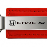 Honda Civic SI Leather Key Chain Fob - Official Licensed