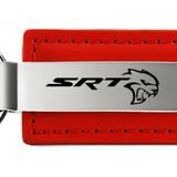 Dodge SRT Hellcat Leather Key Chain Fob - Official Licensed