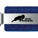 RAM Big Horn Carbon Fiber Leather Key Chain Fob - Official Licensed