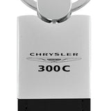 Chrysler 300C Duo Leather / Chrome Key Chain Fob - Official Licensed