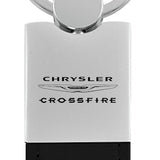Chrysler Crossfire Duo Leather / Chrome Key Chain Fob - Official Licensed
