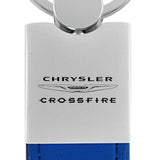 Chrysler Crossfire Duo Leather / Chrome Key Chain Fob - Official Licensed