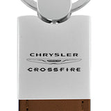 Chrysler Crossfire Duo Leather / Chrome Key Chain Fob - Official Licensed