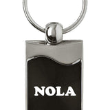 NOLA Rectangular Wave Key Chain Fob - Official Licensed