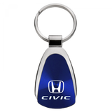 Honda Civic Teardrop Key Chain Fob - Official Licensed