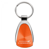 Dodge Charger Teardrop Key Chain Fob - Official Licensed