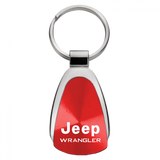Jeep Wrangler Teardrop Key Chain Fob - Official Licensed