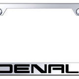 GMC Denali Standard License Plate Frame - Laser Etched - Official Licensed