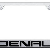 GMC Denali Standard License Plate Frame - Laser Etched - Official Licensed