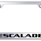 Cadillac Escalade Standard License Plate Frame - Laser Etched - Official Licensed