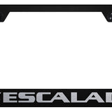 Cadillac Escalade 2014 Standard License Plate Frame - Laser Etched - Official Licensed