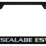 Cadillac Escalade ESV Standard License Plate Frame - Laser Etched - Official Licensed