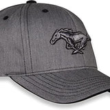 Ford Mustang Logo Car Racing Gray Baseball Cap Racing Hat Official License