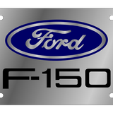 Ford F150 - Stainless Steel License Plate - F-150 Logo