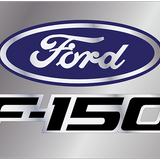 Ford F150 - Stainless Steel License Plate - F-150 Logo