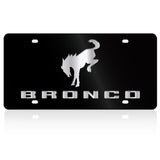 Ford Bronco - Lazer Tag License Plate - Bronco Logo and Word