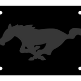 Ford - Carbon Steel License Plate - Ford Mustang