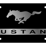 Ford - Carbon Steel License Plate - New Ford Mustang
