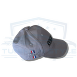 Ford Mustang GT/CS Tri Bar Embroidered Logo Baseball Cap Grey Official Licensed