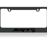 Dodge – Stealth Blackout License Plate Frame – Dodge SRT Hellcat Word Logo