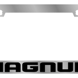 Dodge Magnum License Plate Frame - Chrome Icon Frames - Magnum Word