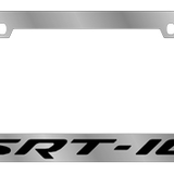 Dodge SRT-10 License Plate Frame - Chrome Icon Frames - SRT-10 Word