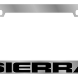 GMC - Chrome Icon Frames - Sierra Word Logo
