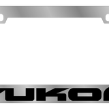 GMC - Chrome Icon Frames - Yukon Word