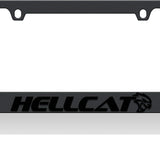Dodge – Stealth Blackout License Plate Frame – Dodge Hellcat Word Logo