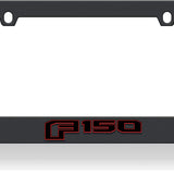 Ford - Black Icon Frames - Ford F-150 Red Outline Word Logo