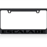 Cadillac – Stealth Blackout License Plate Frame – Cadillac Escalade Word Logo
