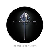 Chevrolet Corvette C7 Stingray Emblem Graphic T-Shirt Black Official Licensed