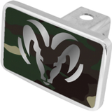 Dodge Mopar Ram Logo Trailer Hitch Plug - Premium XL - Official Licensed