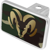 Dodge Mopar Ram Logo Trailer Hitch Plug - Premium XL - Official Licensed