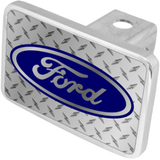 Ford Logo/Word Trailer Hitch Plug - Premium XL - Official Licensed