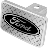 Ford Logo/Word Trailer Hitch Plug - Premium XL - Official Licensed