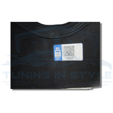 Ford Mustang 5.0 Embroidered Grey Logo Baseball Cap Black Official Licensed
