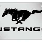 Ford Mustang GT - Stainless Steel License Plate - Mustang GT Logo