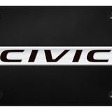 Honda Civic Name License Plate - Official Licensed