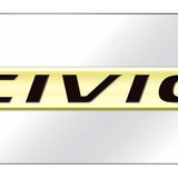 Honda Civic Name Mini Plate - Official Licensed