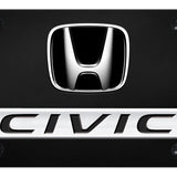 Dual Honda Civic License Plate - Official Licensed