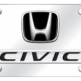Dual Honda Civic License Plate - Official Licensed